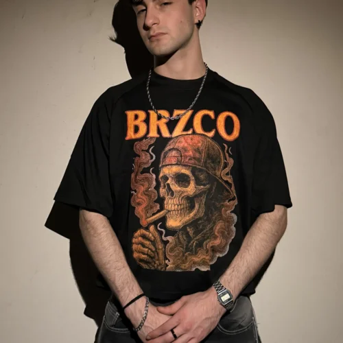 INFERNO - REMERA RANGLAN BOXY