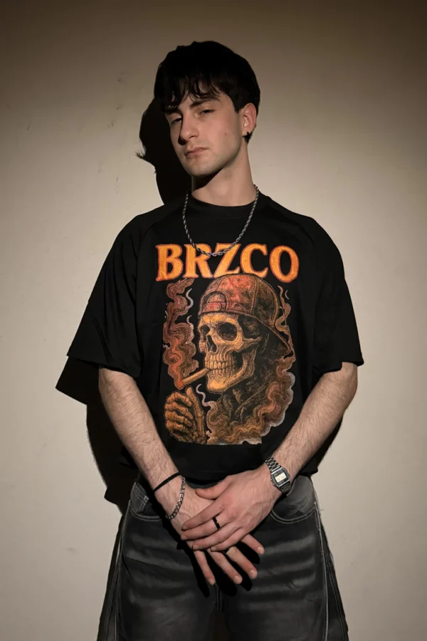 INFERNO - REMERA RANGLAN BOXY