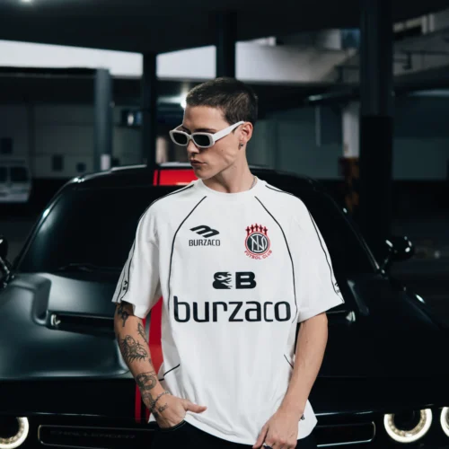 WL2566 - 01 - BURZACO FC - TSHIRT OVERSIZE