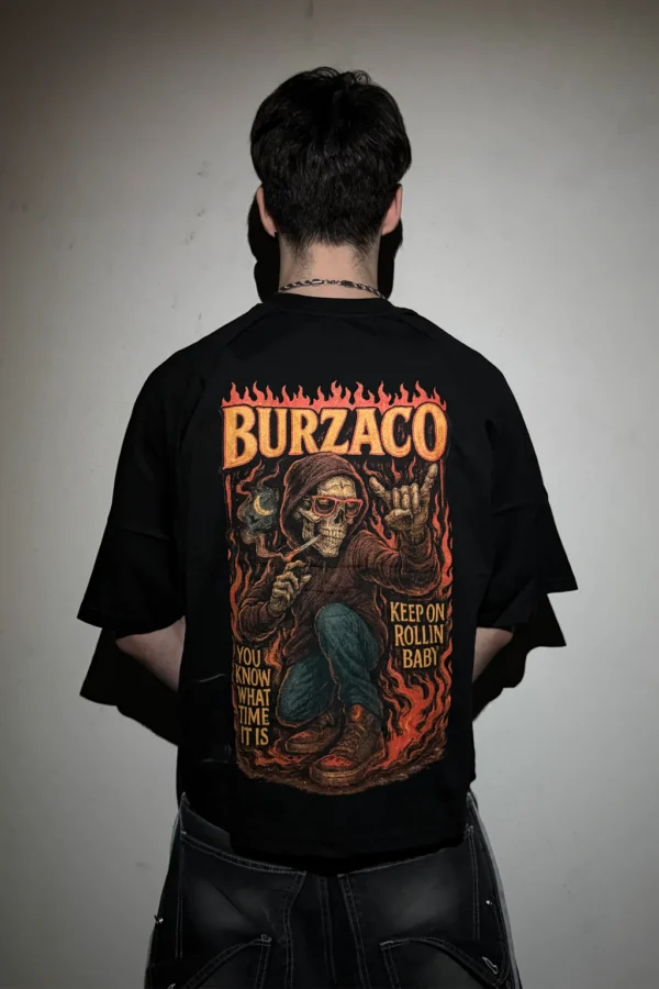 INFERNO - REMERA RANGLAN BOXY