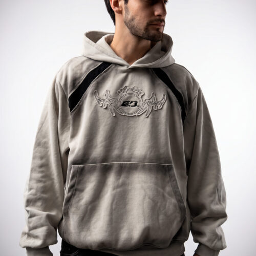 HOODIE-psyco-crema-adelante.jpg PSYCO- HOODIE BOXYFIT