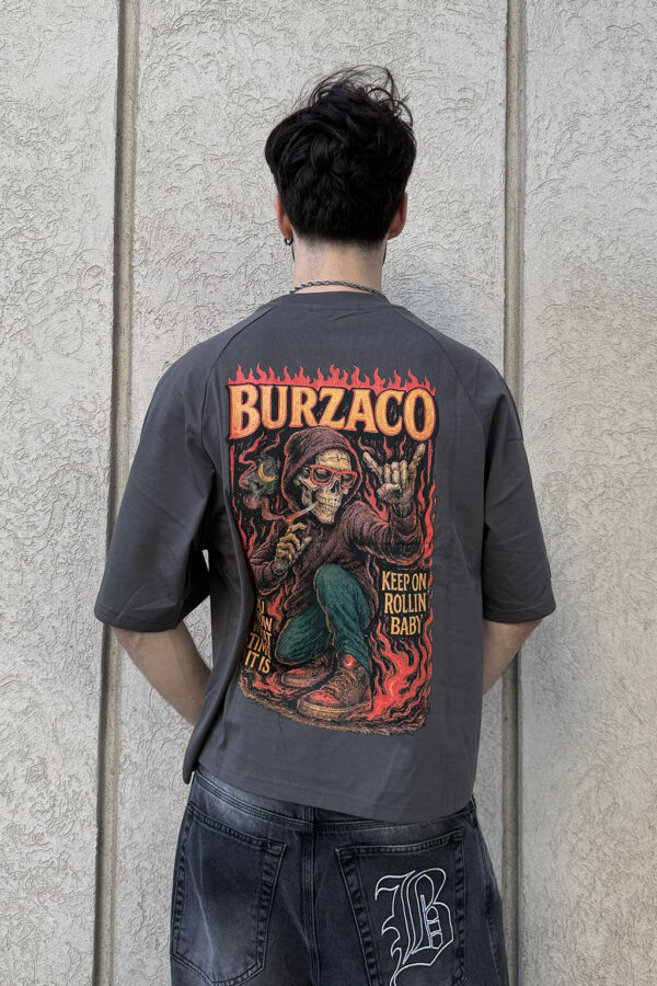 INFERNO - REMERA RANGLAN BOXY